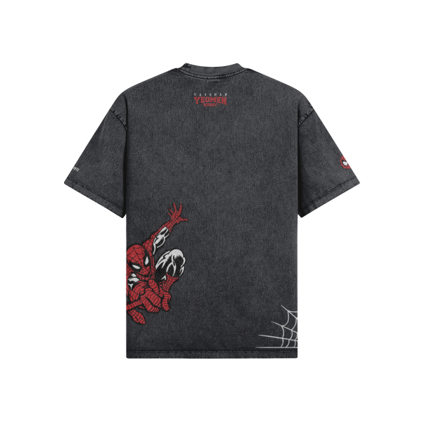 Yeomen Rugby x Spidey Oversize Heavyweight Faded Tee - Image 2